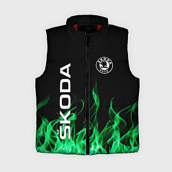 Женский жилет SKODA, цвет: 3D-красный