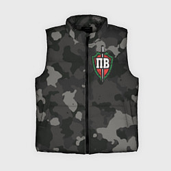 Женский жилет Пограничные войска, цвет: 3D-черный