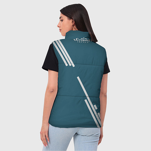 Женский жилет Кэйа - Genshin Impact / 3D-Красный – фото 4