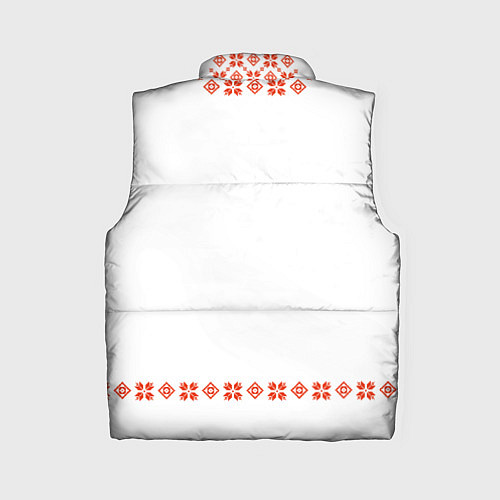 Женский жилет Белорусская вышиванка / 3D-Красный – фото 2