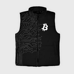 Женский жилет БИТКОИН BITCOIN, цвет: 3D-черный
