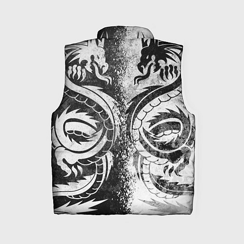 Женский жилет ДРАКОНЫ DRAGONS / 3D-Черный – фото 2
