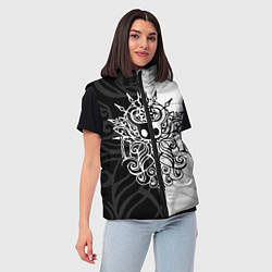 Женский жилет HOLLOW KNIGHT ХОЛЛОУ НАЙТ, цвет: 3D-светло-серый — фото 2