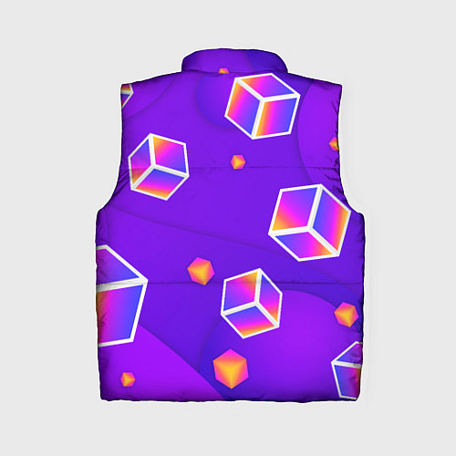 Женский жилет ROBLOX КУБЫ / 3D-Светло-серый – фото 2