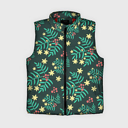 Женский жилет Рябина, цвет: 3D-красный