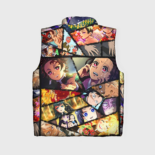 Женский жилет КЛИНОК РАССЕКАЮЩИЙ ДЕМОНОВ / 3D-Светло-серый – фото 2