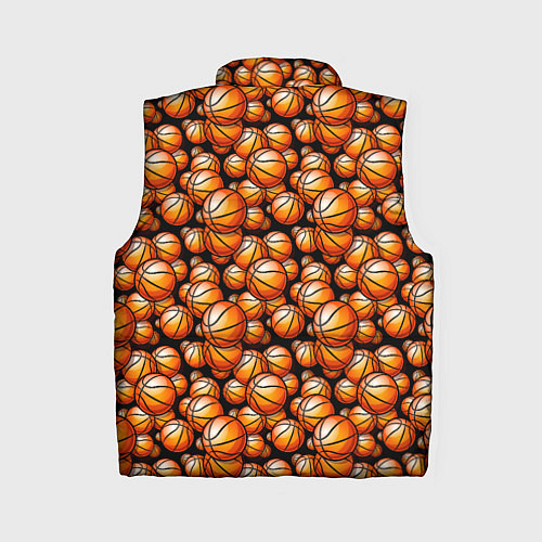 Женский жилет Баскетбольные Мячи / 3D-Черный – фото 2