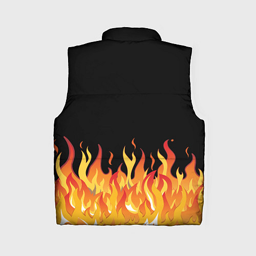 Женский жилет ОГОНЬ И НИЧЕГО ЛИШНЕГО / 3D-Черный – фото 2