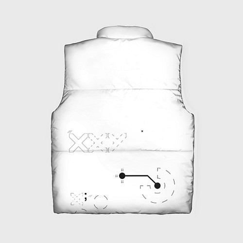 Женский жилет Desert Eagle: Printstream White / 3D-Светло-серый – фото 2
