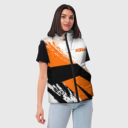 Женский жилет KTM КТМ Z, цвет: 3D-красный — фото 2