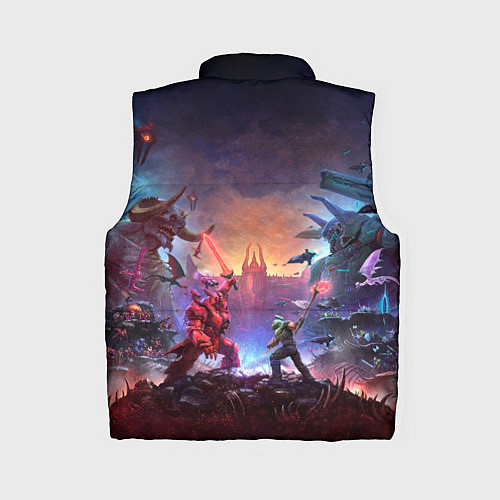 Женский жилет DOOM Eternal: The Ancient Gods / 3D-Красный – фото 2