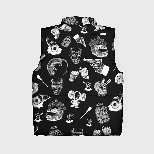 Женский жилет КРОВОСТОК ТАТУИРОВКИ / 3D-Черный – фото 2