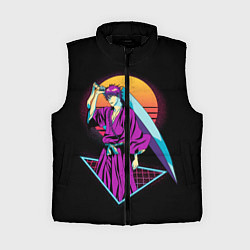 Женский жилет Retro - Ичиго Куросаки, цвет: 3D-черный