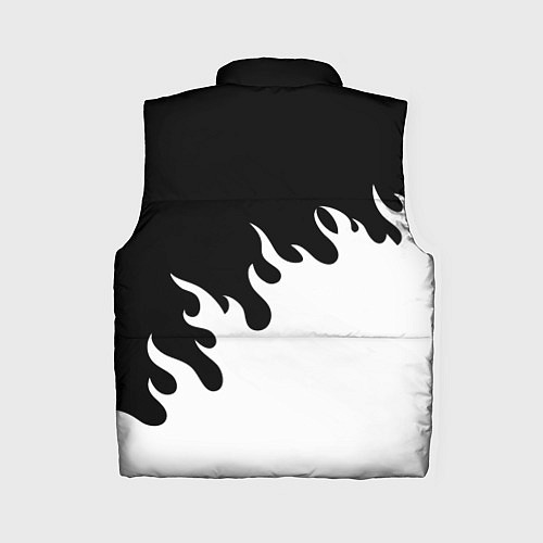 Женский жилет BLEACH FIRE БЛИЧ ОГОНЬ / 3D-Черный – фото 2