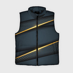 Женский жилет 3D luxury gold, цвет: 3D-черный