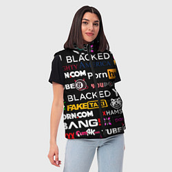 Женский жилет ПОРНОСТУДИИ PORN STUDIO, цвет: 3D-черный — фото 2