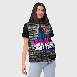 Женский жилет Friday Night Funkin Bomb man B, цвет: 3D-красный — фото 2