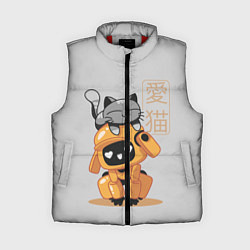 Женский жилет Cat and Robot ЛСР, цвет: 3D-красный