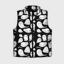 Женский жилет Boo Привидения, цвет: 3D-черный
