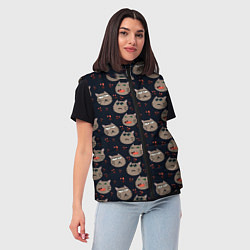 Женский жилет Котомания YES, цвет: 3D-красный — фото 2