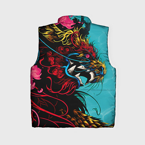 Женский жилет Дракон Dragon / 3D-Черный – фото 2