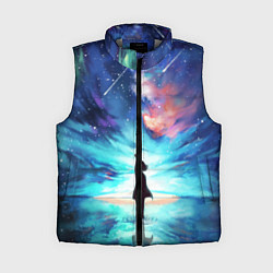 Женский жилет Дотянуться до космоса, цвет: 3D-светло-серый