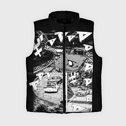 Женский жилет Initial d, цвет: 3D-черный