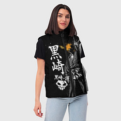 Женский жилет Bleach, Ичиго с мечом, цвет: 3D-светло-серый — фото 2