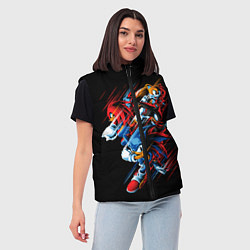 Женский жилет Sonics team, цвет: 3D-черный — фото 2