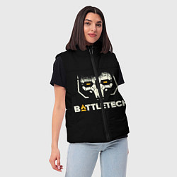 Женский жилет BATTLETECH, цвет: 3D-красный — фото 2