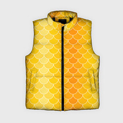 Женский жилет Желтая чешуя