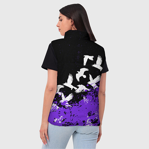 Женский жилет MISFITS 6 / 3D-Красный – фото 4