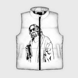 Женский жилет Большой Лебовски Big Lebowski, цвет: 3D-черный