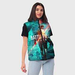Женский жилет Баттлфилд 2042, цвет: 3D-черный — фото 2