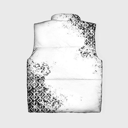 Женский жилет БЕРСЕРК logo чб / 3D-Черный – фото 2