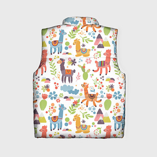 Женский жилет Ламы / 3D-Красный – фото 2