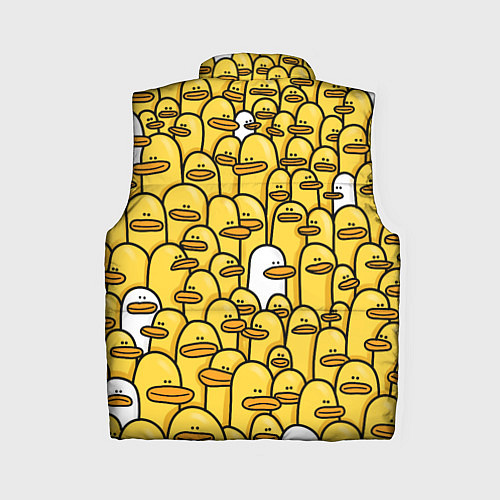 Женский жилет Утки / 3D-Светло-серый – фото 2