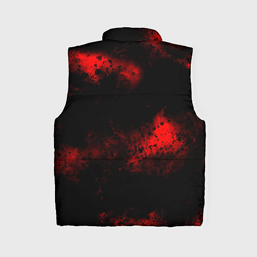 Женский жилет Элизиум череп с табличкой / 3D-Черный – фото 2