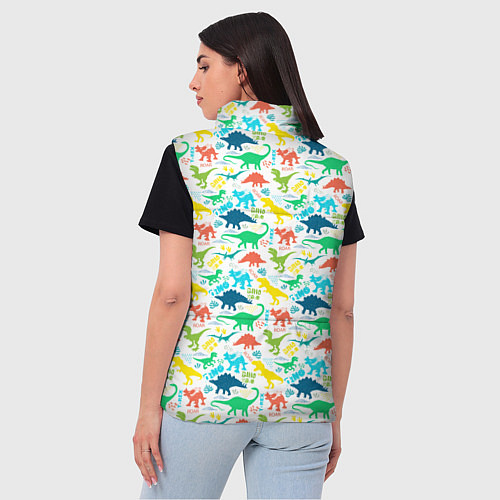 Женский жилет DINOSAUR / 3D-Красный – фото 4