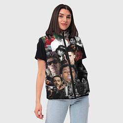 Женский жилет Короли Рэпа KING RAP, цвет: 3D-красный — фото 2