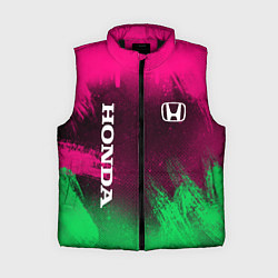 Женский жилет NEON HONDA НЕОН ХОНДА, цвет: 3D-черный