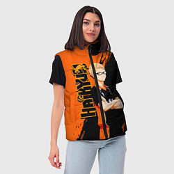 Женский жилет Кей Цукишима Tsukishima Kei, цвет: 3D-красный — фото 2