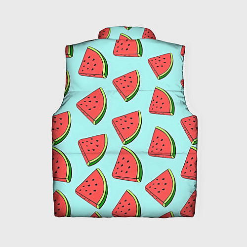 Женский жилет Дольки арбузов / 3D-Черный – фото 2
