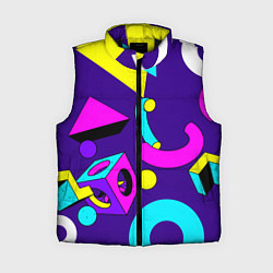 Женский жилет Геометрические фигуры, цвет: 3D-черный