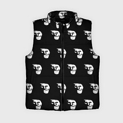 Женский жилет Dark trollface, цвет: 3D-черный