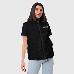 Женский жилет PSG Core Big Logo Black New 202223, цвет: 3D-черный — фото 2