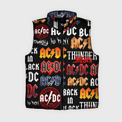 Женский жилет AC DC LOGOBOMBING, цвет: 3D-красный