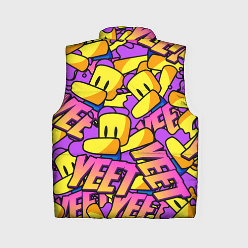 Женский жилет ROBLOX РОБЛОКС YEET / 3D-Черный – фото 2