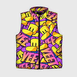 Женский жилет ROBLOX РОБЛОКС YEET, цвет: 3D-черный