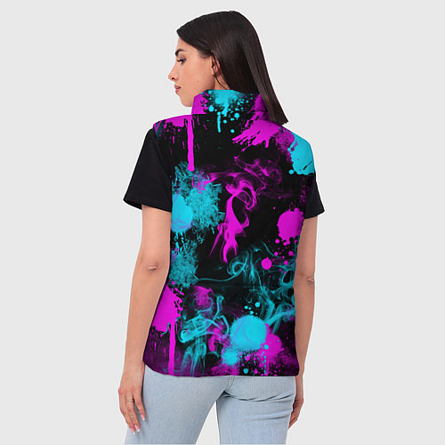 Женский жилет FREE FIRE NEON / 3D-Красный – фото 4